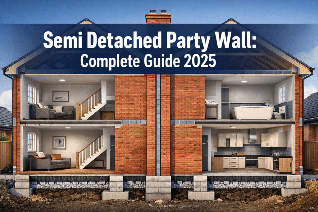 semi detached party wall