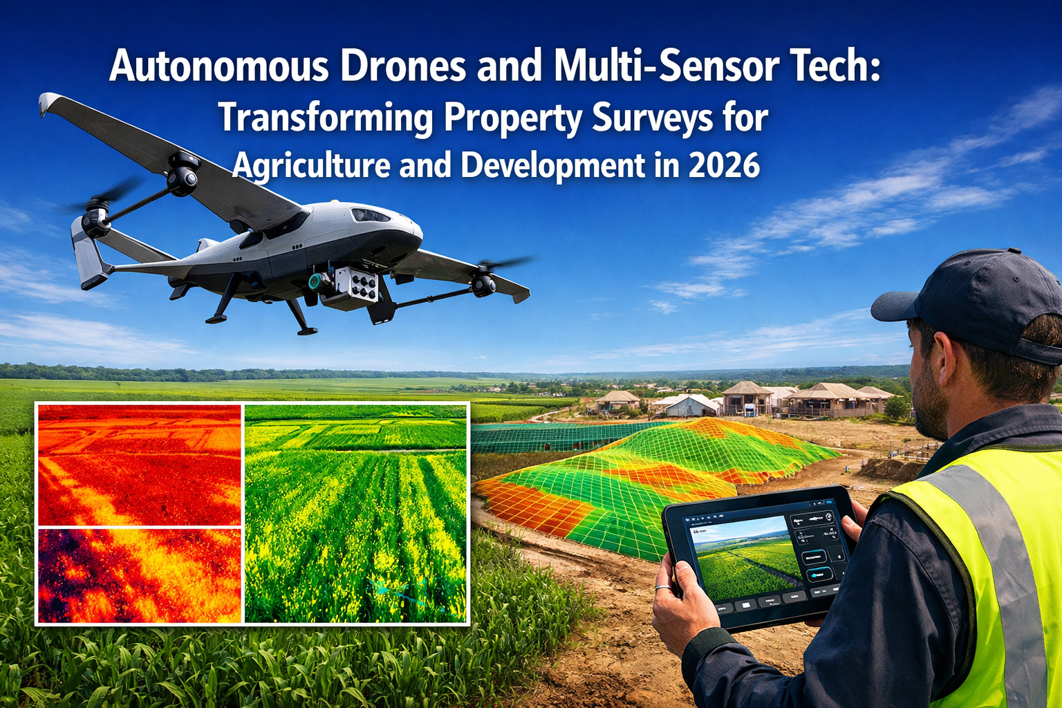 Autonomous Drones and Multi-Sensor Tech: Transforming Property Surveys for Agriculture and Development in 2026