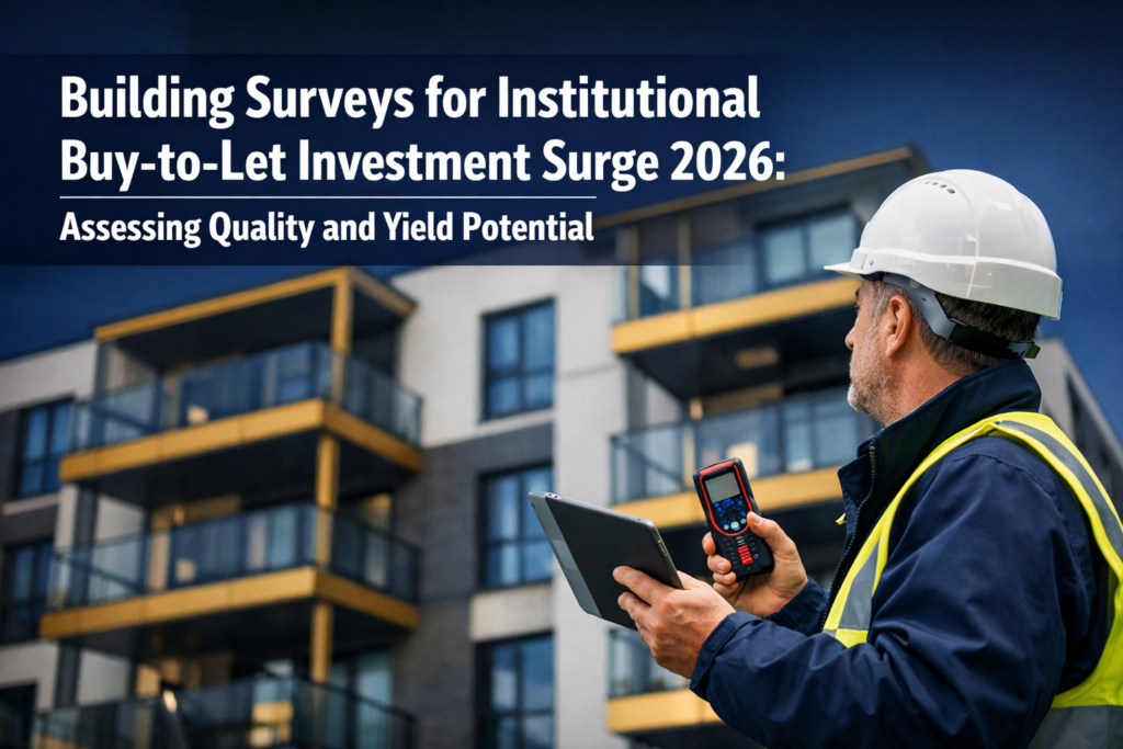 Building Surveys for Institutional Buy-to-Let Investment Surge 2026: Assessing Quality and Yield Potential