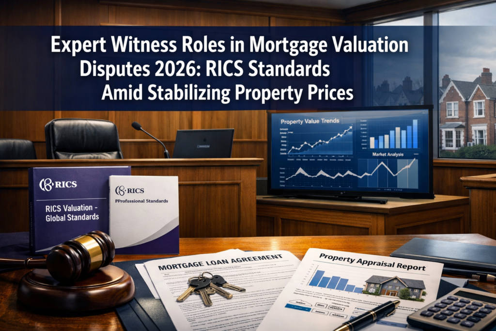 Expert Witness Roles in Mortgage Valuation Disputes 2026: RICS Standards Amid Stabilizing Property Prices