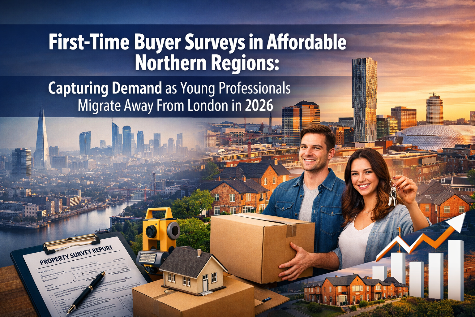 First-Time Buyer Surveys in Affordable Northern Regions: Capturing Demand as Young Professionals Migrate Away From London in 2026