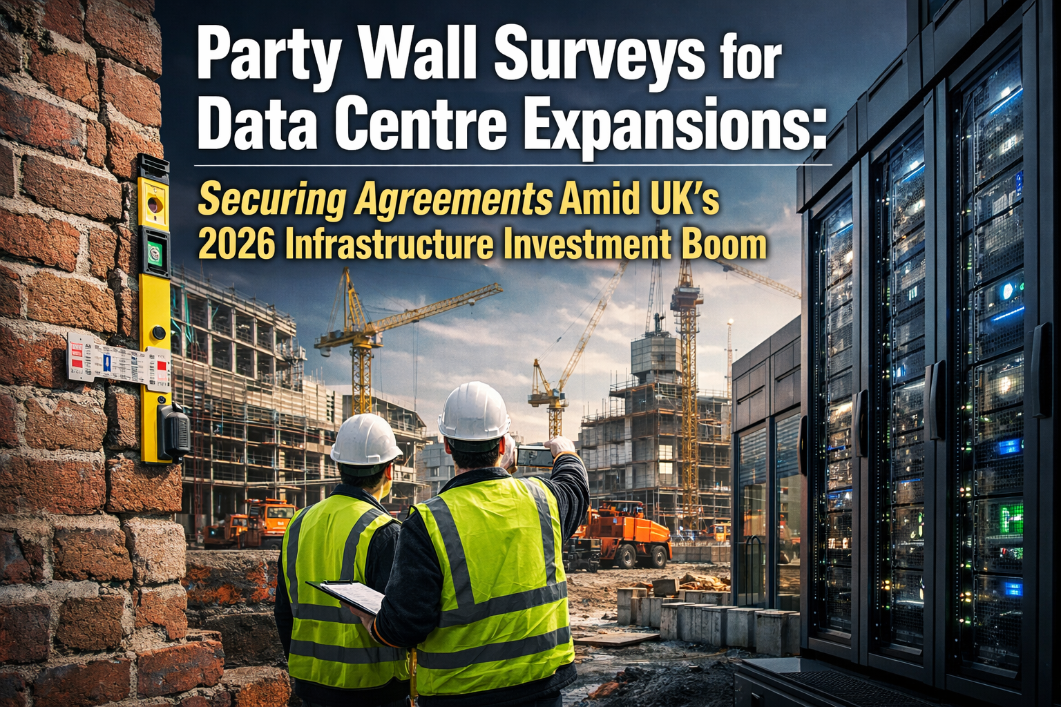 Party Wall Surveys for Data Centre Expansions: Securing Agreements Amid UK's 2026 Infrastructure Investment Boom