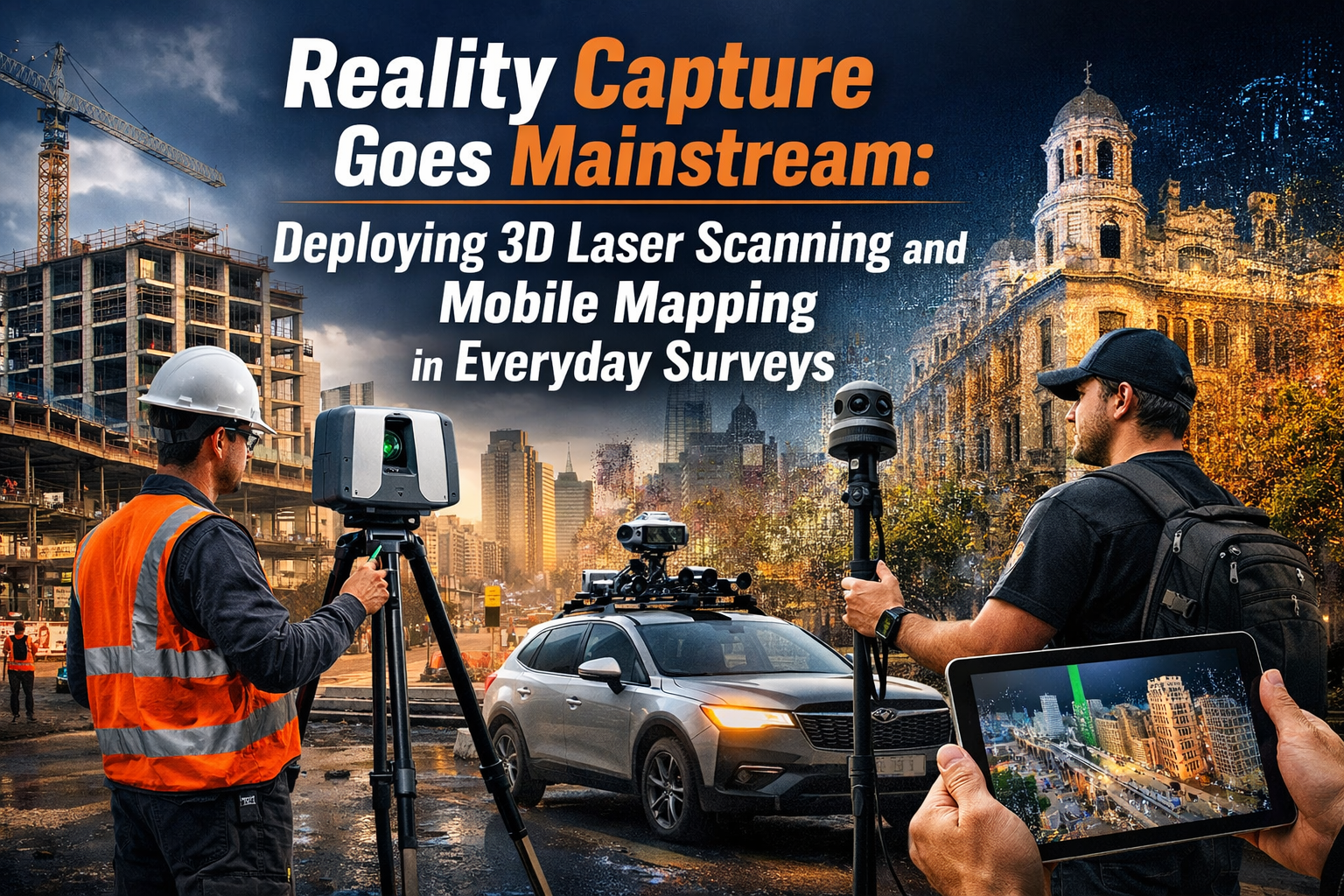 Reality Capture Goes Mainstream: Deploying 3D Laser Scanning and Mobile Mapping in Everyday Surveys