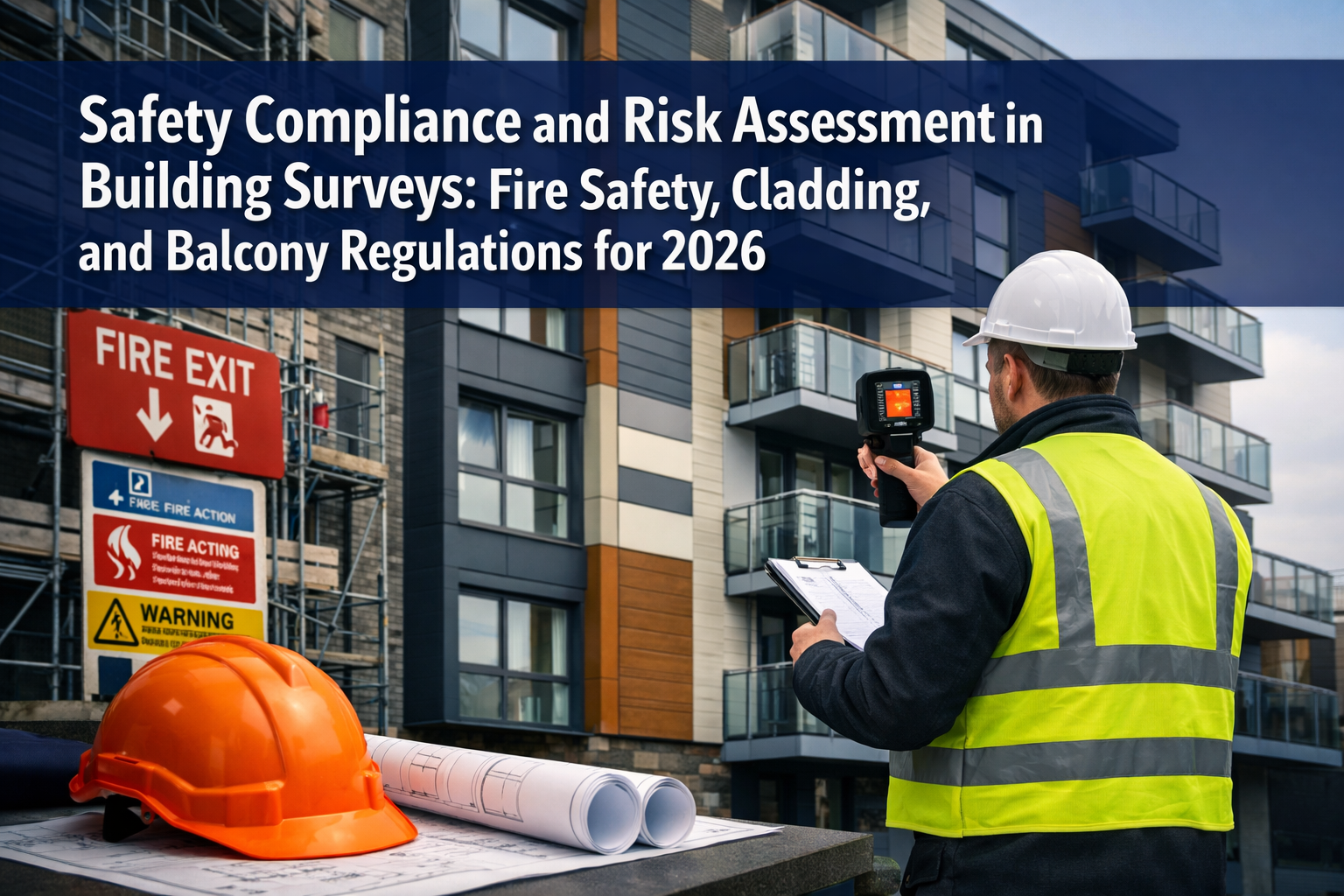 Safety Compliance and Risk Assessment in Building Surveys: Fire Safety, Cladding, and Balcony Regulations for 2026