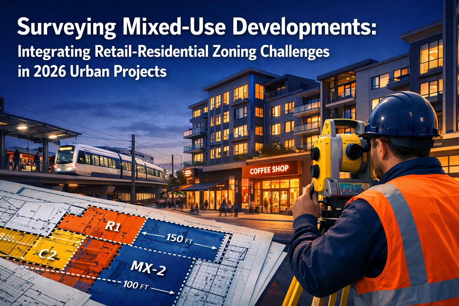 Surveying Mixed-Use Developments: Integrating Retail-Residential Zoning Challenges in 2026 Urban Projects