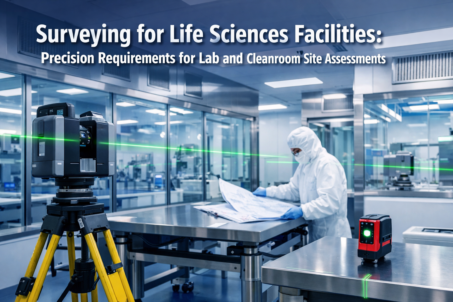 Surveying for Life Sciences Facilities: Precision Requirements for Lab and Cleanroom Site Assessments