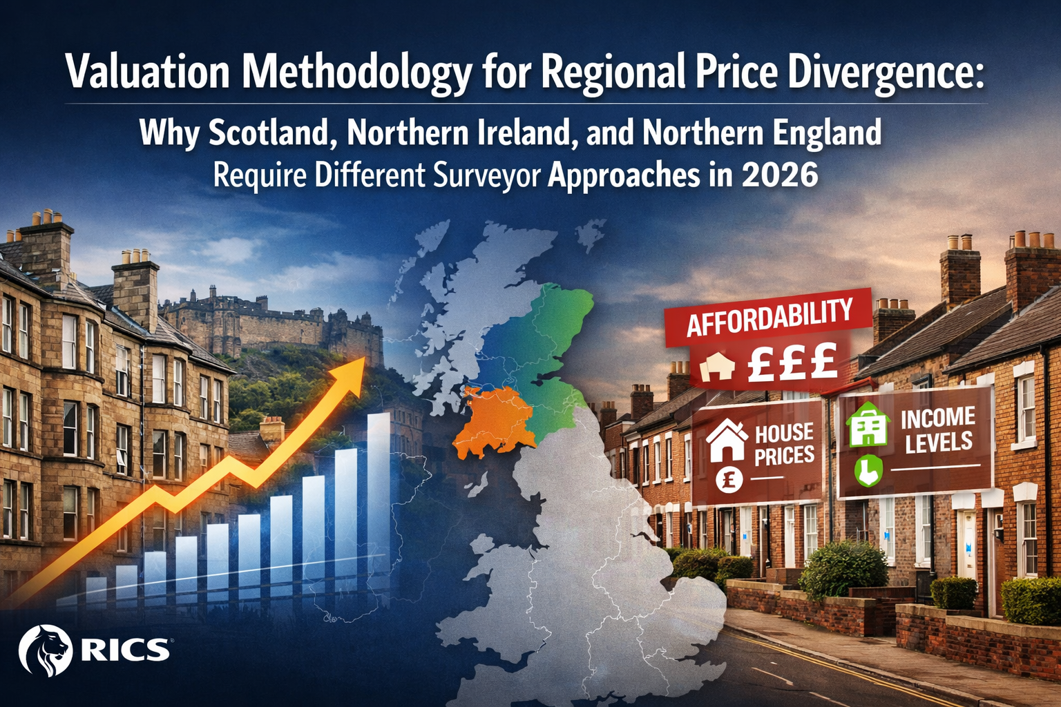 Valuation Methodology for Regional Price Divergence: Why Scotland, Northern Ireland, and Northern England Require Different Surveyor Approaches in 2026