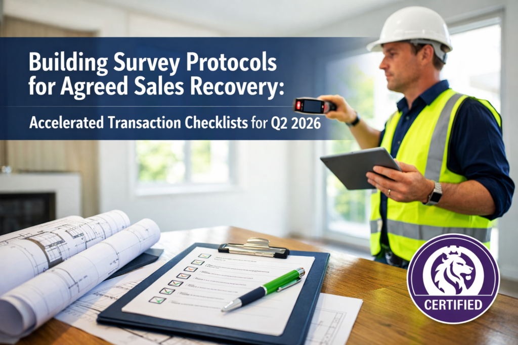 Building Survey Protocols for Agreed Sales Recovery: Accelerated Transaction Checklists for Q2 2026
