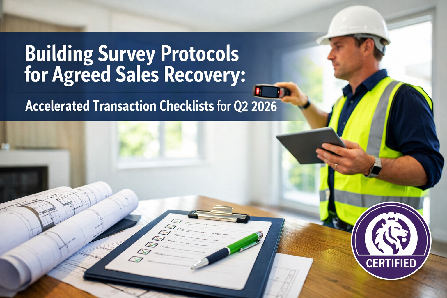 Building Survey Protocols for Agreed Sales Recovery: Accelerated Transaction Checklists for Q2 2026