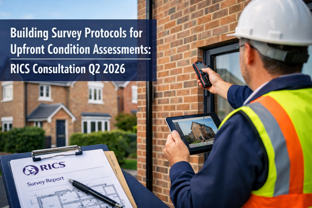 Building Survey Protocols for Upfront Condition Assessments: RICS Consultation Impacts on Surveyor Workflows in Q2 2026