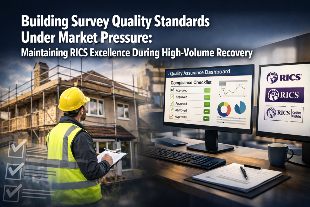 Building Survey Quality Standards Under Market Pressure: Maintaining RICS Excellence During High-Volume Recovery