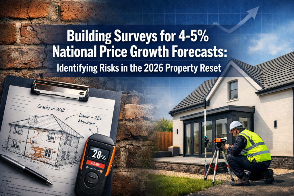 Building Surveys for 4-5% National Price Growth Forecasts: Identifying Risks in the 2026 Property Reset