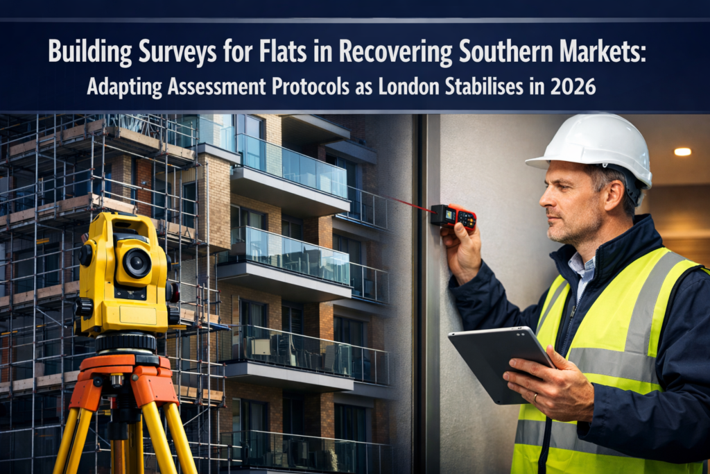 Building Surveys for Flats in Recovering Southern Markets: Adapting Assessment Protocols as London Stabilises in 2026