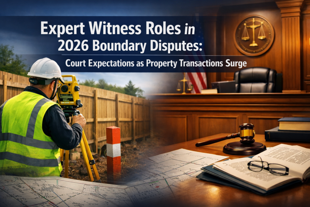 Expert Witness Roles in 2026 Boundary Disputes: Court Expectations as Property Transactions Surge