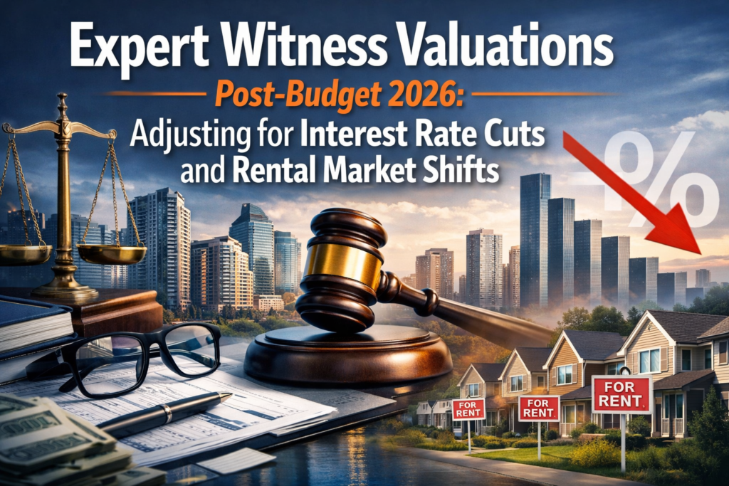Expert Witness Valuations Post-Budget 2026: Adjusting for Interest Rate Cuts and Rental Market Shifts