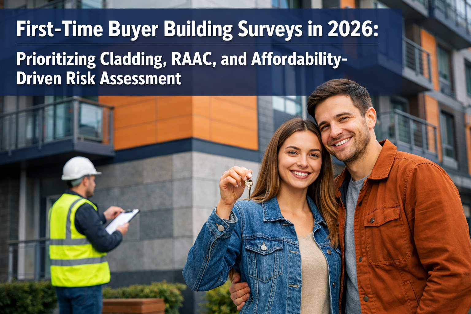 First-Time Buyer Building Surveys in 2026: Prioritizing Cladding, RAAC, and Affordability-Driven Risk Assessment