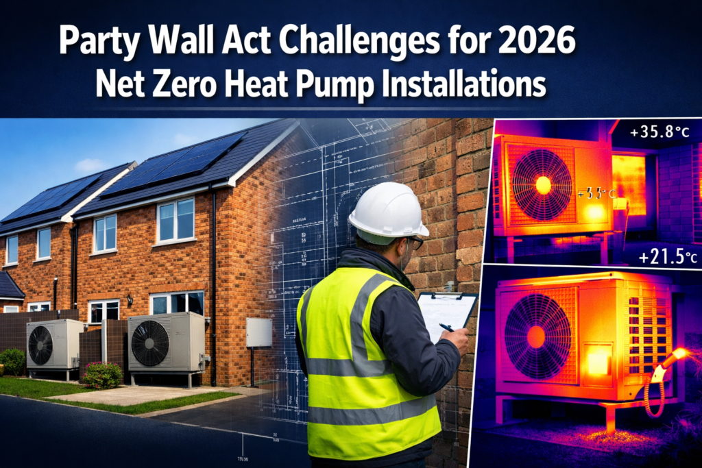 Party Wall Act Challenges for 2026 Net Zero Heat Pump Installations: Surveyor Award Best Practices