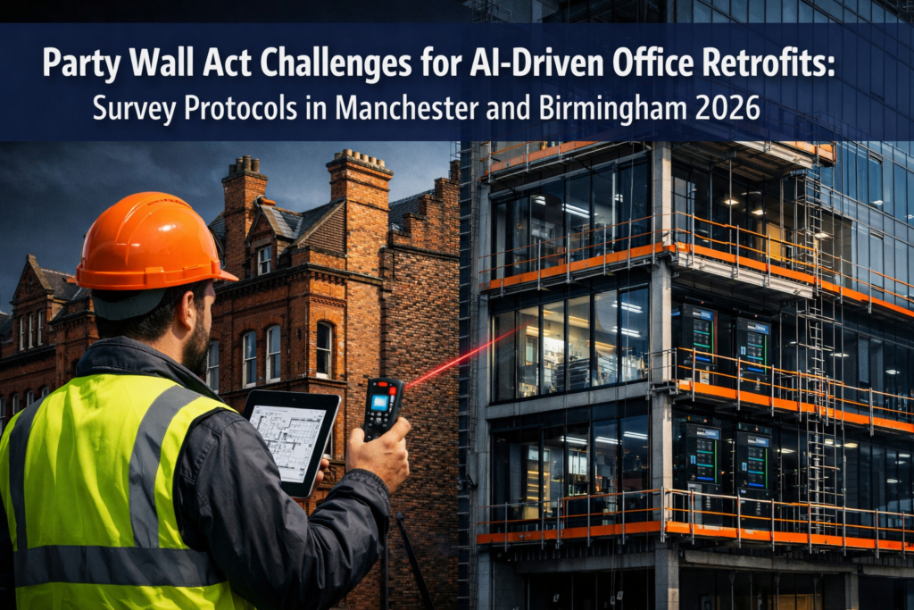 Party Wall Act Challenges for AI-Driven Office Retrofits: Survey Protocols in Manchester and Birmingham 2026