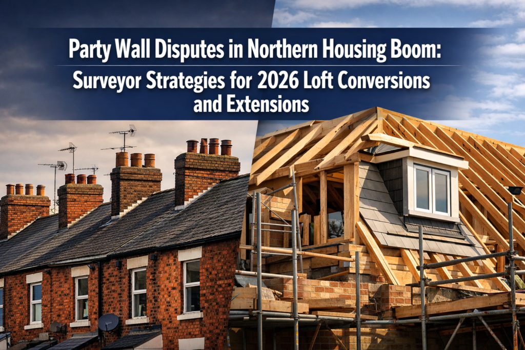 Party Wall Disputes in Northern Housing Boom: Surveyor Strategies for 2026 Loft Conversions and Extensions