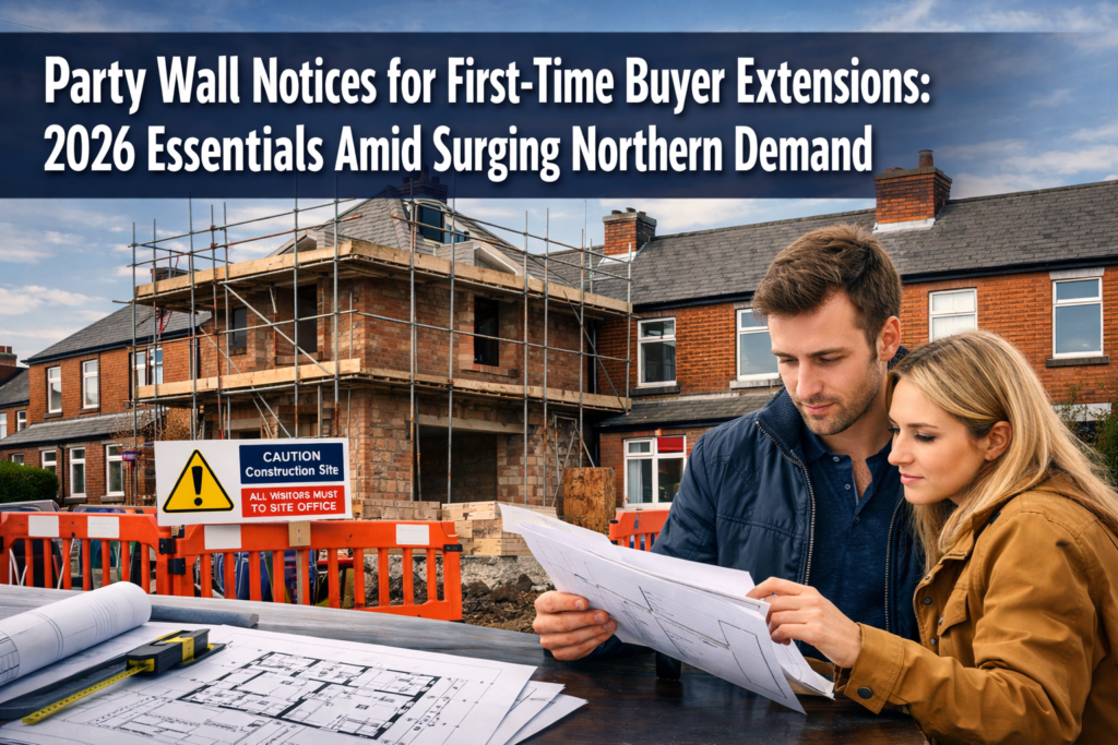 Party Wall Notices for First-Time Buyer Extensions: 2026 Essentials Amid Surging Northern Demand