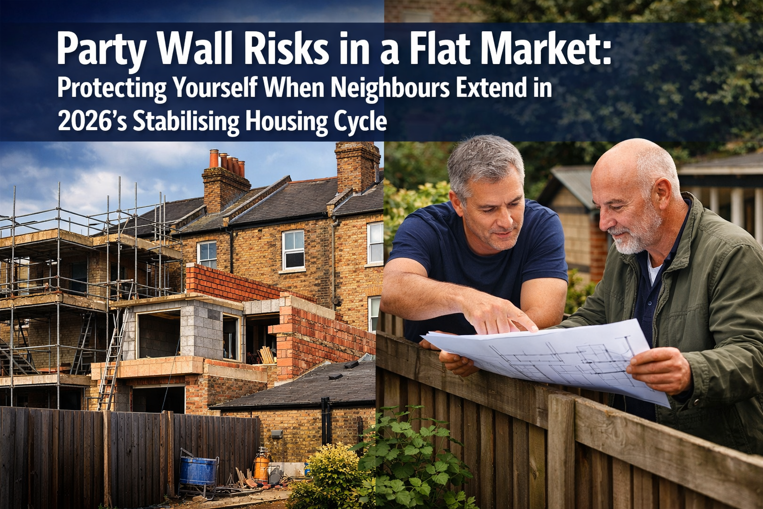 Party Wall Risks in a Flat Market: Protecting Yourself When Neighbours Extend in 2026’s ‘Stabilising’ Housing Cycle