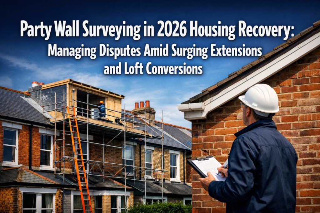 Party Wall Surveying in 2026 Housing Recovery: Managing Disputes Amid Surging Extensions and Loft Conversions