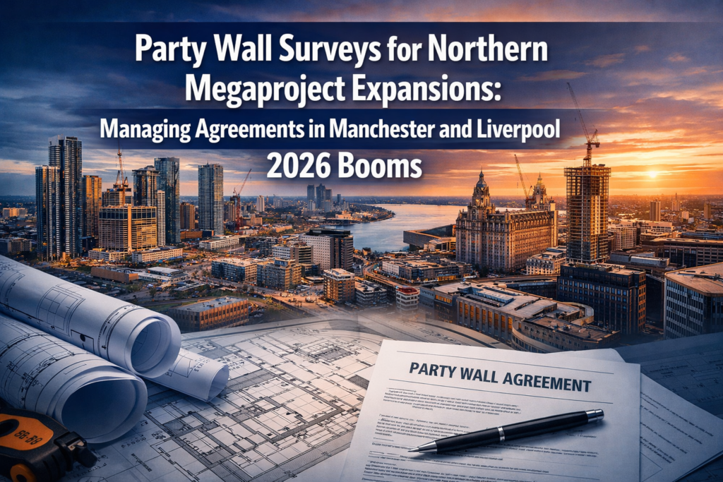 Party Wall Surveys for Northern Megaproject Expansions: Managing Agreements in Manchester and Liverpool 2026 Booms
