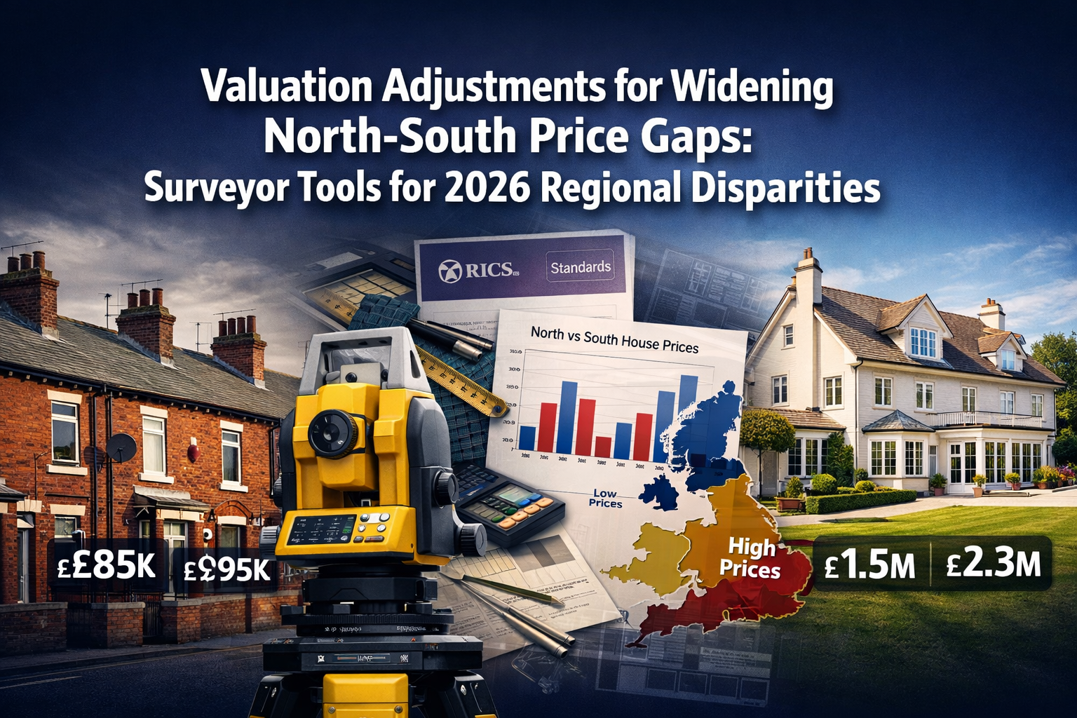Valuation Adjustments for Widening North-South Price Gaps: Surveyor Tools for 2026 Regional Disparities