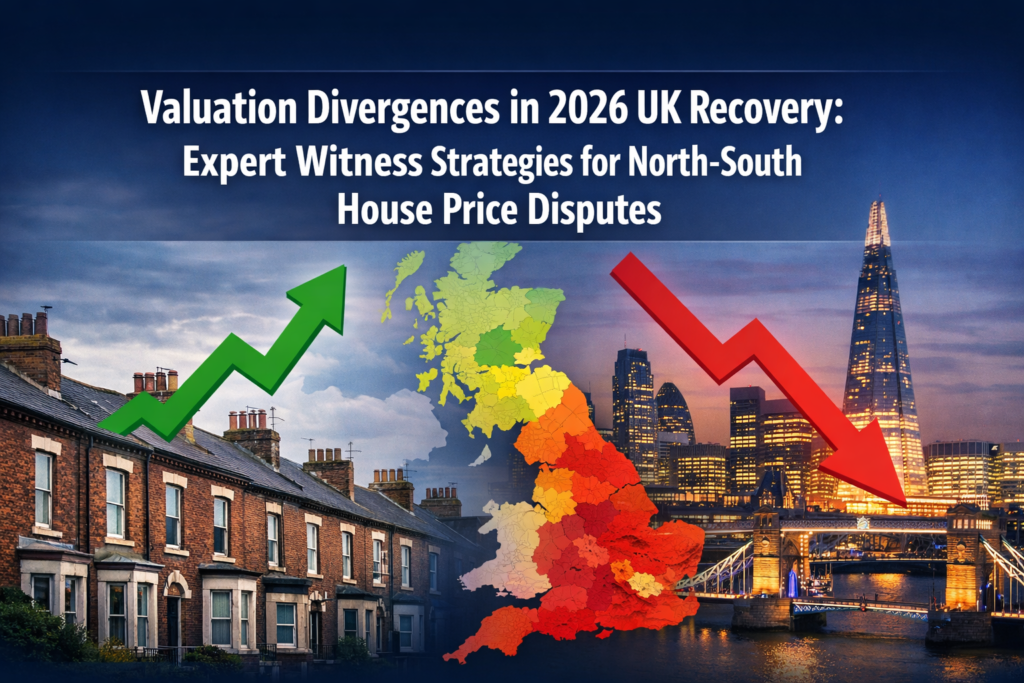 Valuation Divergences in 2026 UK Recovery: Expert Witness Strategies for North-South House Price Disputes