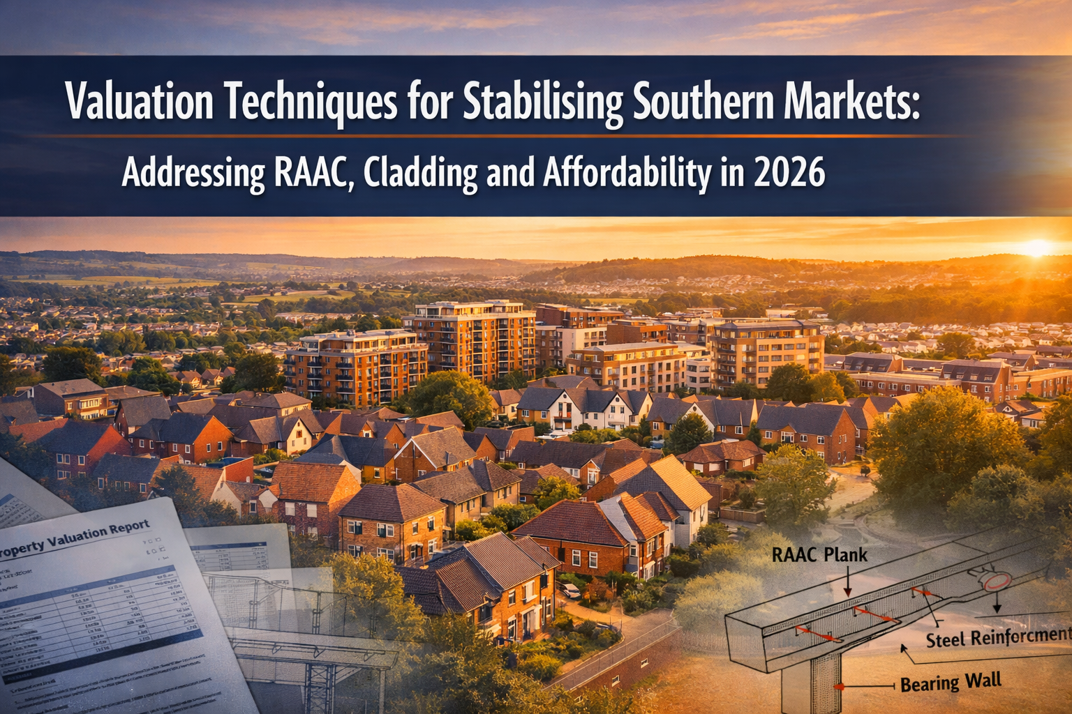 Valuation Techniques for Stabilising Southern Markets: Addressing RAAC, Cladding and Affordability in 2026