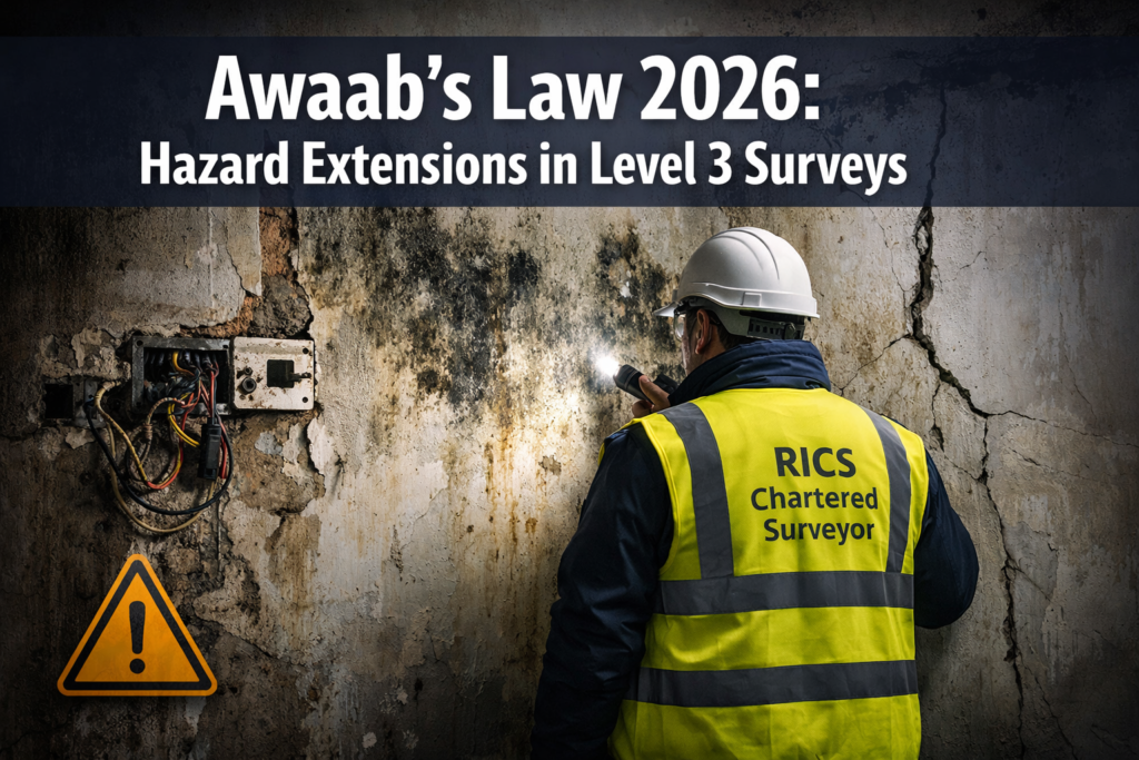 Awaab’s Law 2026 Hazard Extensions in Level 3 Surveys: Protocols for Excess Cold, Fire, and Structural Risks