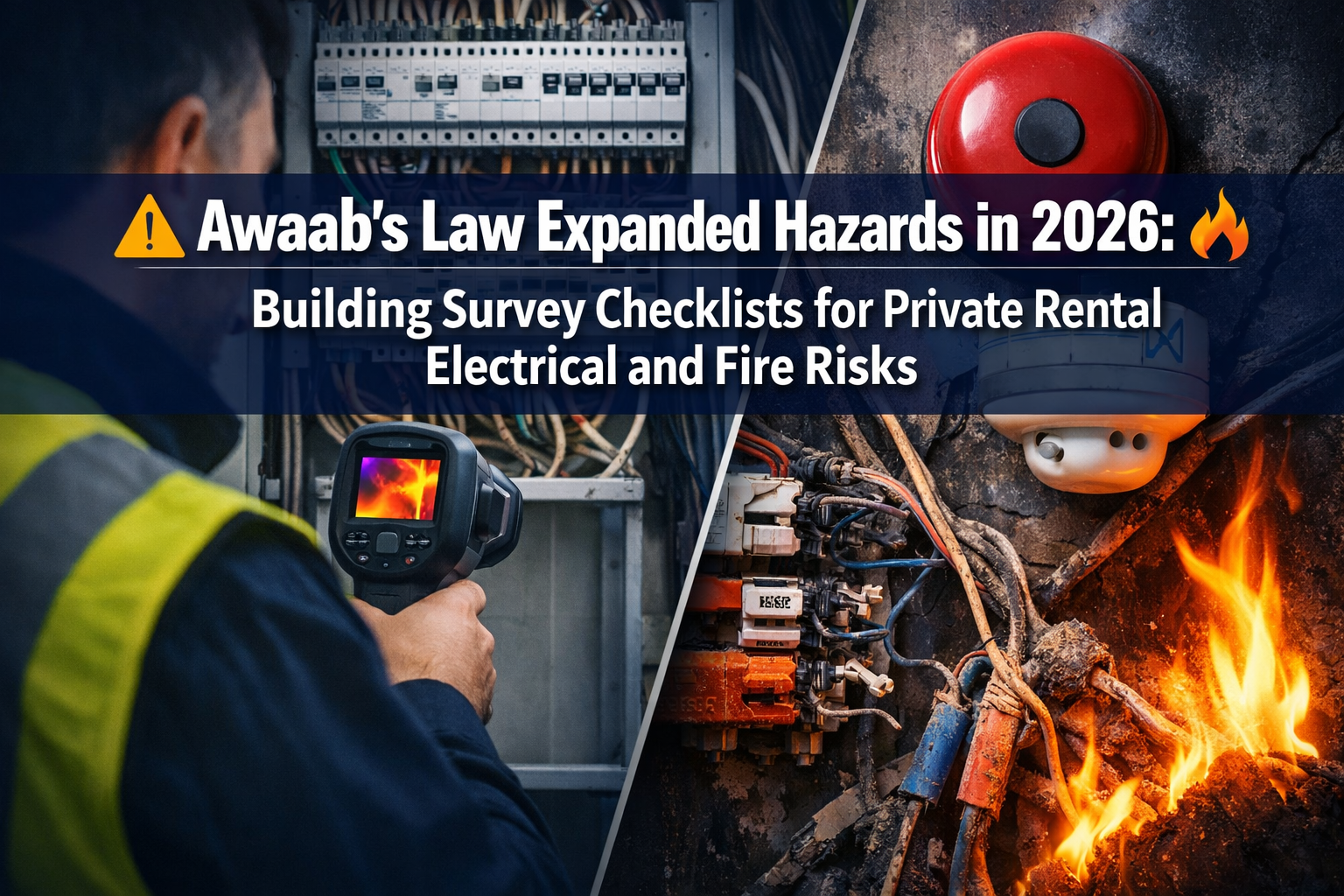 Awaab’s Law Expanded Hazards in 2026: Building Survey Checklists for Private Rental Electrical and Fire Risks
