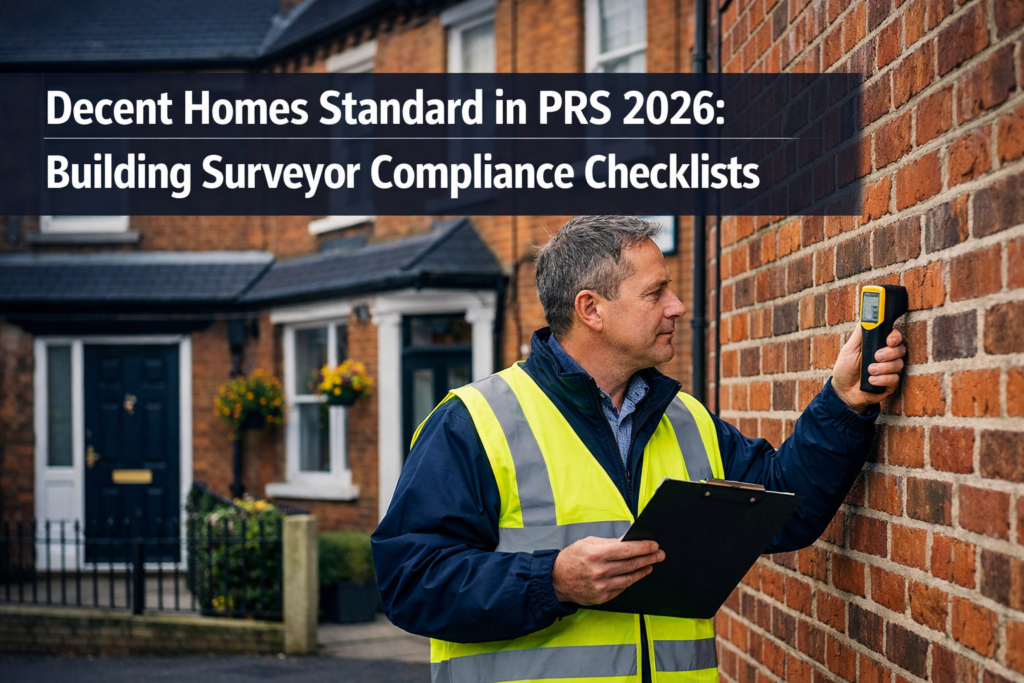Decent Homes Standard in PRS Post-Renters’ Rights Act: Building Surveyor Checklists for 2026 Compliance