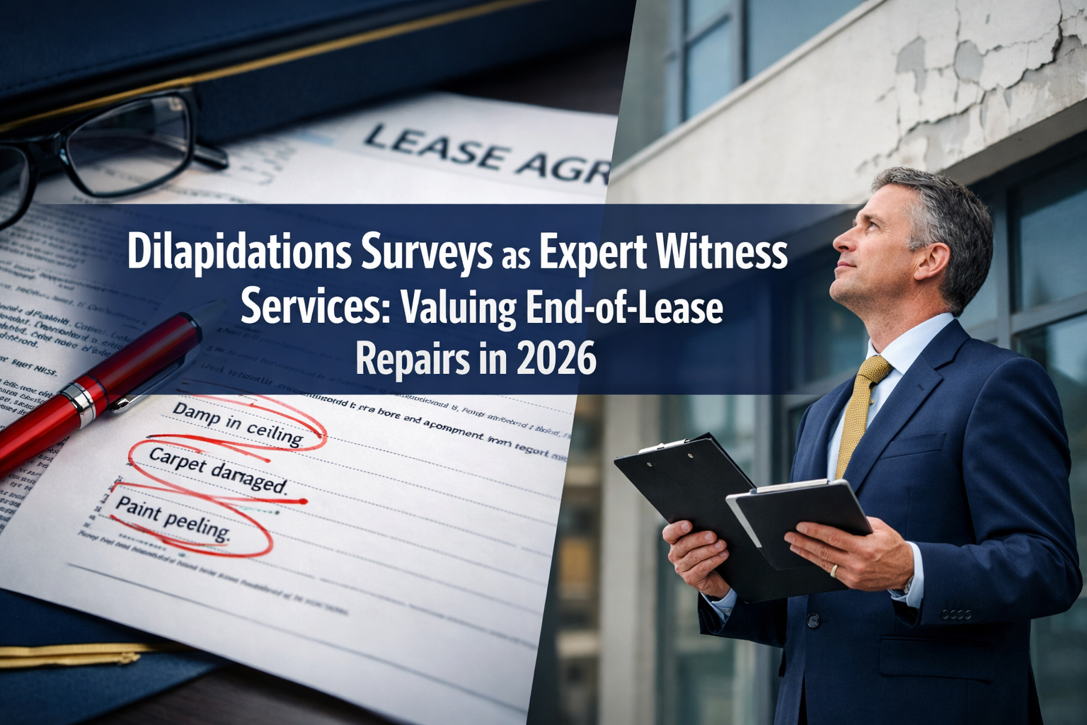 Dilapidations Surveys as Expert Witness Services: Valuing End-of-Lease Repairs in 2026