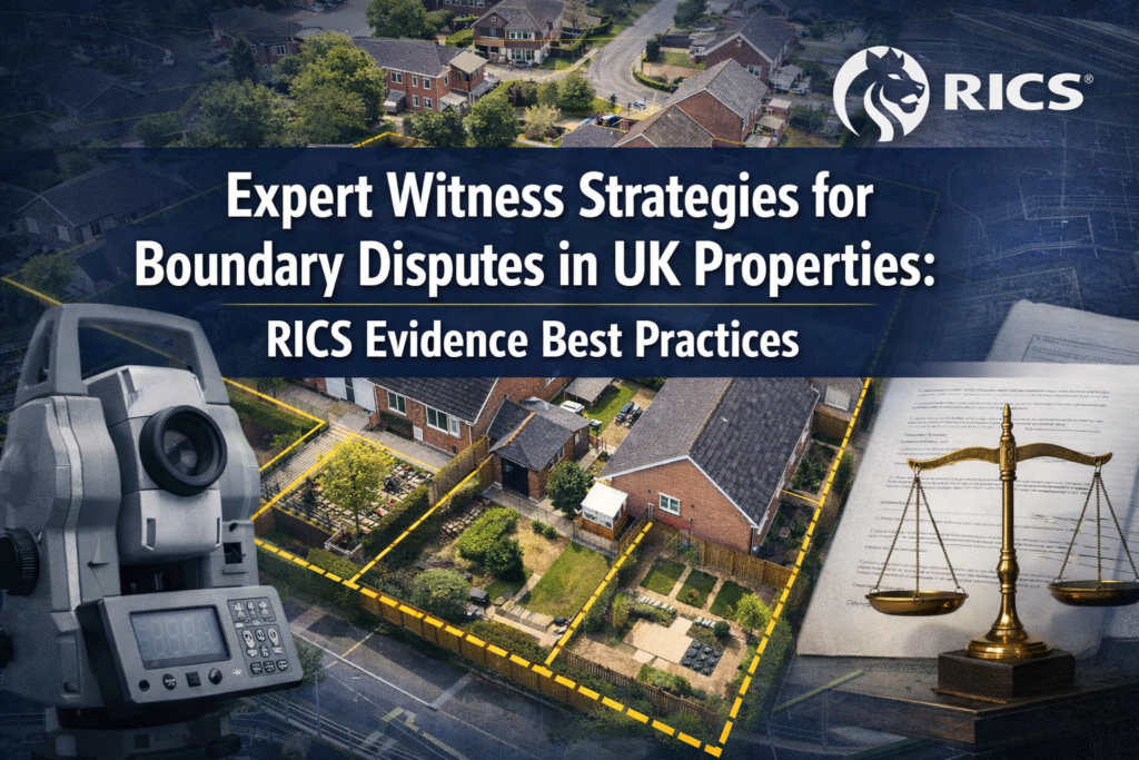 Expert Witness Strategies for Boundary Disputes in UK Properties: RICS Evidence Best Practices