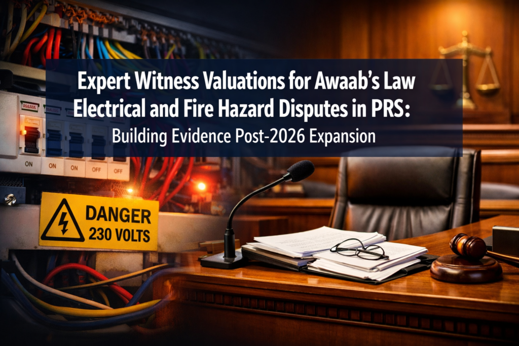 Expert Witness Valuations for Awaab’s Law Electrical and Fire Hazard Disputes in PRS: Building Evidence Post-2026 Expansion