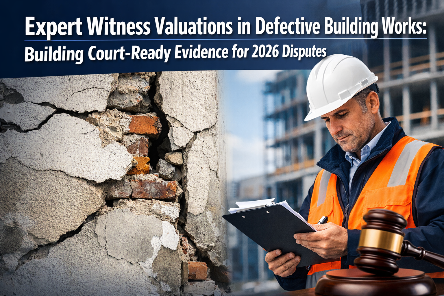Expert Witness Valuations in Defective Building Works: Building Court-Ready Evidence for 2026 Disputes