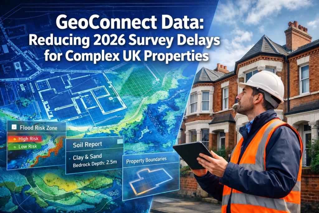 GeoConnect Data in Pre-Valuation Building Surveys: Reducing 2026 Delays for Complex UK Properties