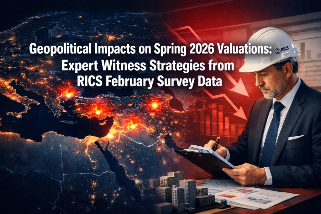 Geopolitical Impacts on Spring 2026 Valuations: Expert Witness Strategies from RICS February Survey Data