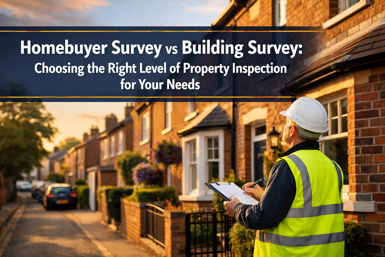 Homebuyer Survey vs Building Survey: Choosing the Right Level of Property Inspection for Your Needs
