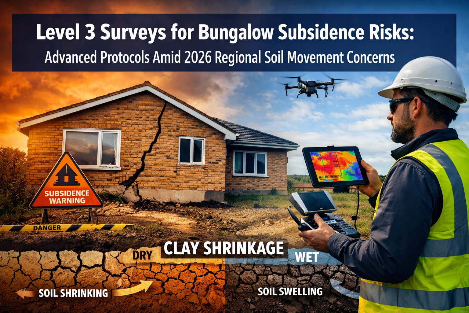 Level 3 Surveys for Bungalow Subsidence Risks: Advanced Protocols Amid 2026 Regional Soil Movement Concerns