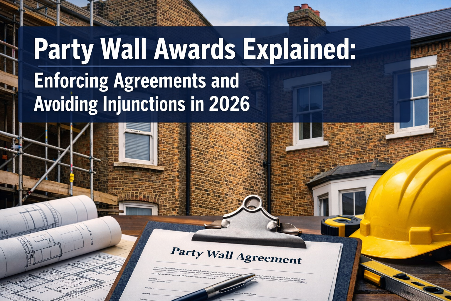 Party Wall Awards Explained: Enforcing Agreements and Avoiding Injunctions in 2026