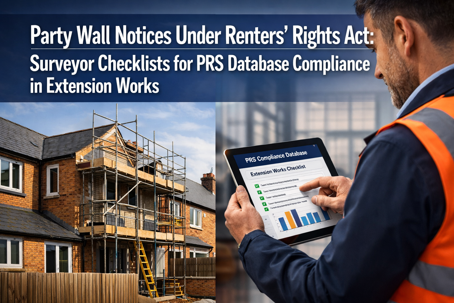 Party Wall Notices Under Renters’ Rights Act: Surveyor Checklists for PRS Database Compliance in Extension Works
