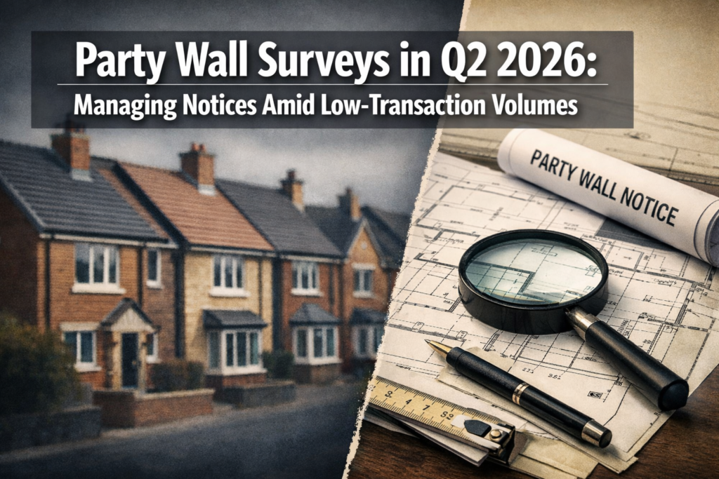 Party Wall Surveys Amid Cautious Q2 2026 Housing Recovery: Managing Notices in Low-Transaction Volumes