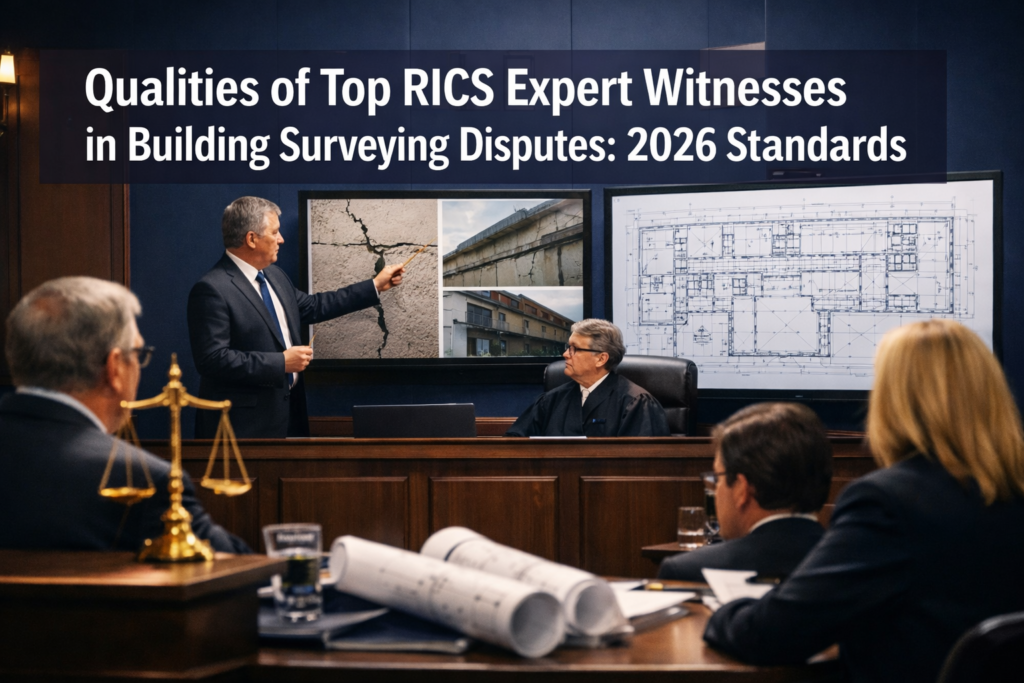 Qualities of Top RICS Expert Witnesses in Building Surveying Disputes: 2026 Standards
