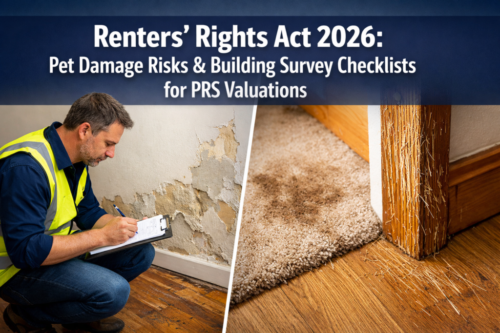 Renters’ Rights Act 2026 Pet Damage Risks: Building Survey Checklists for Valuation Adjustments in PRS