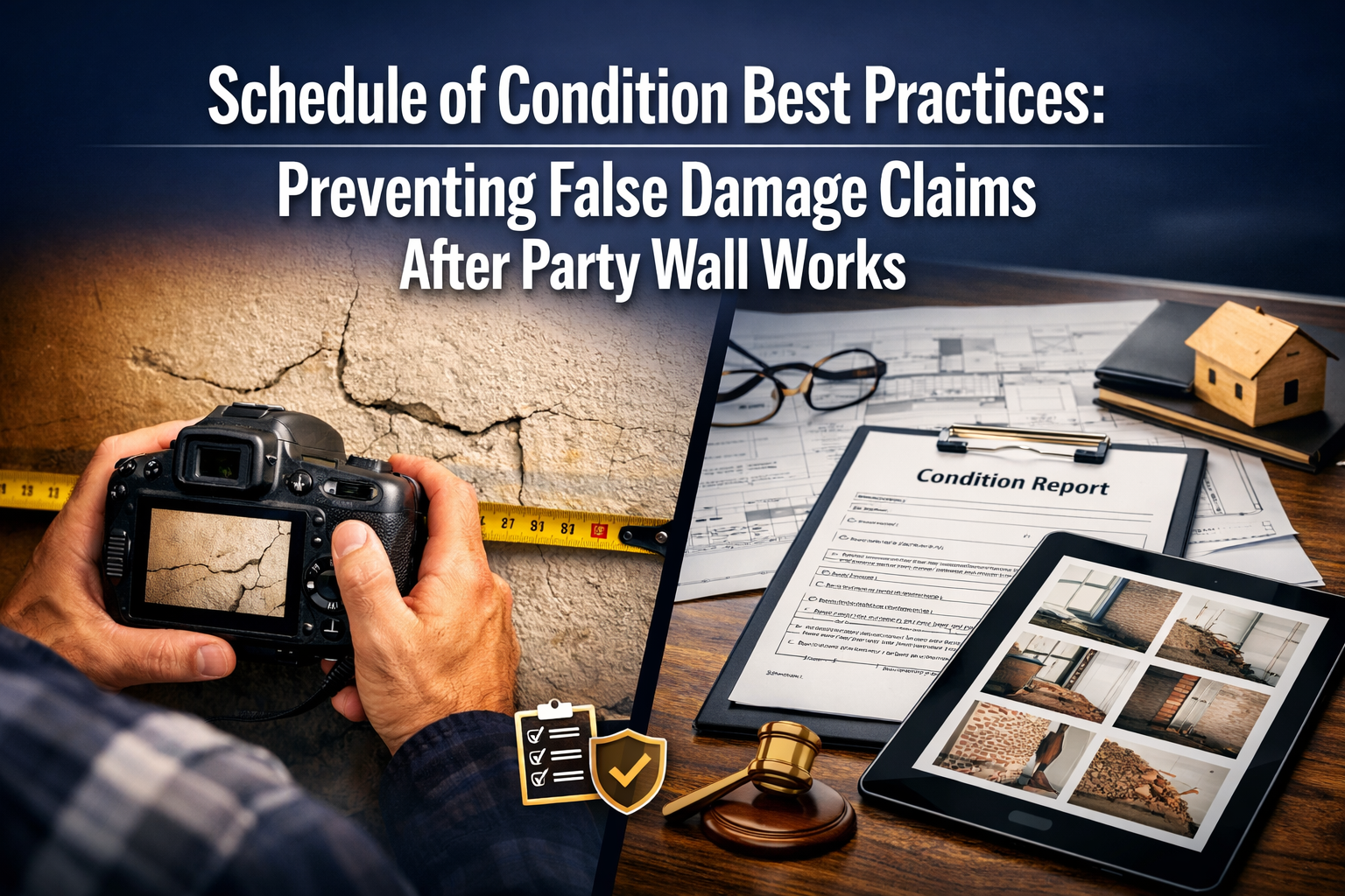 Schedule of Condition Best Practices: Preventing False Damage Claims After Party Wall Works