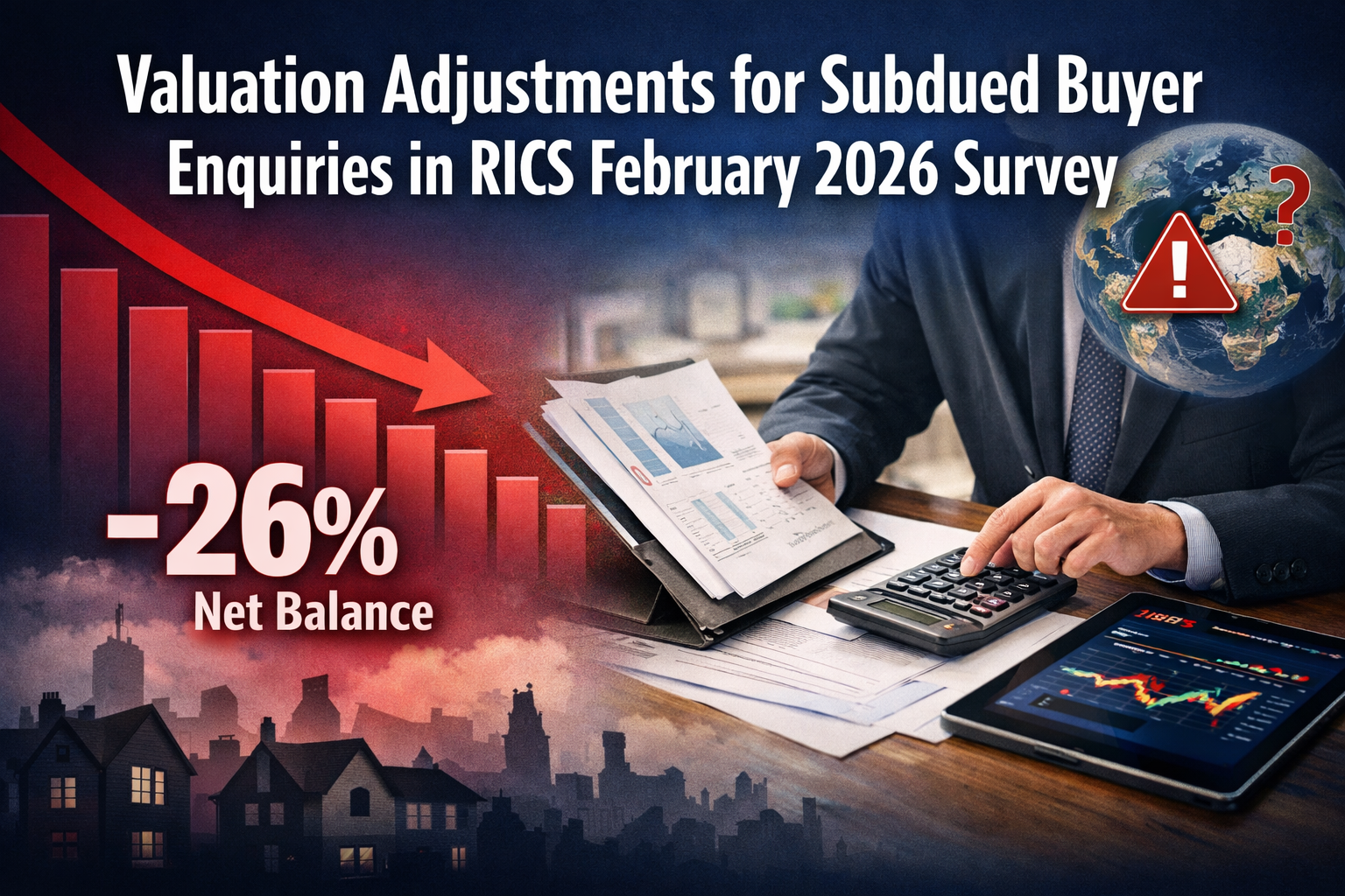 Valuation Adjustments for Subdued Buyer Enquiries in RICS February 2026 Survey: Surveyor Tactics Amid Geopolitical Uncertainty