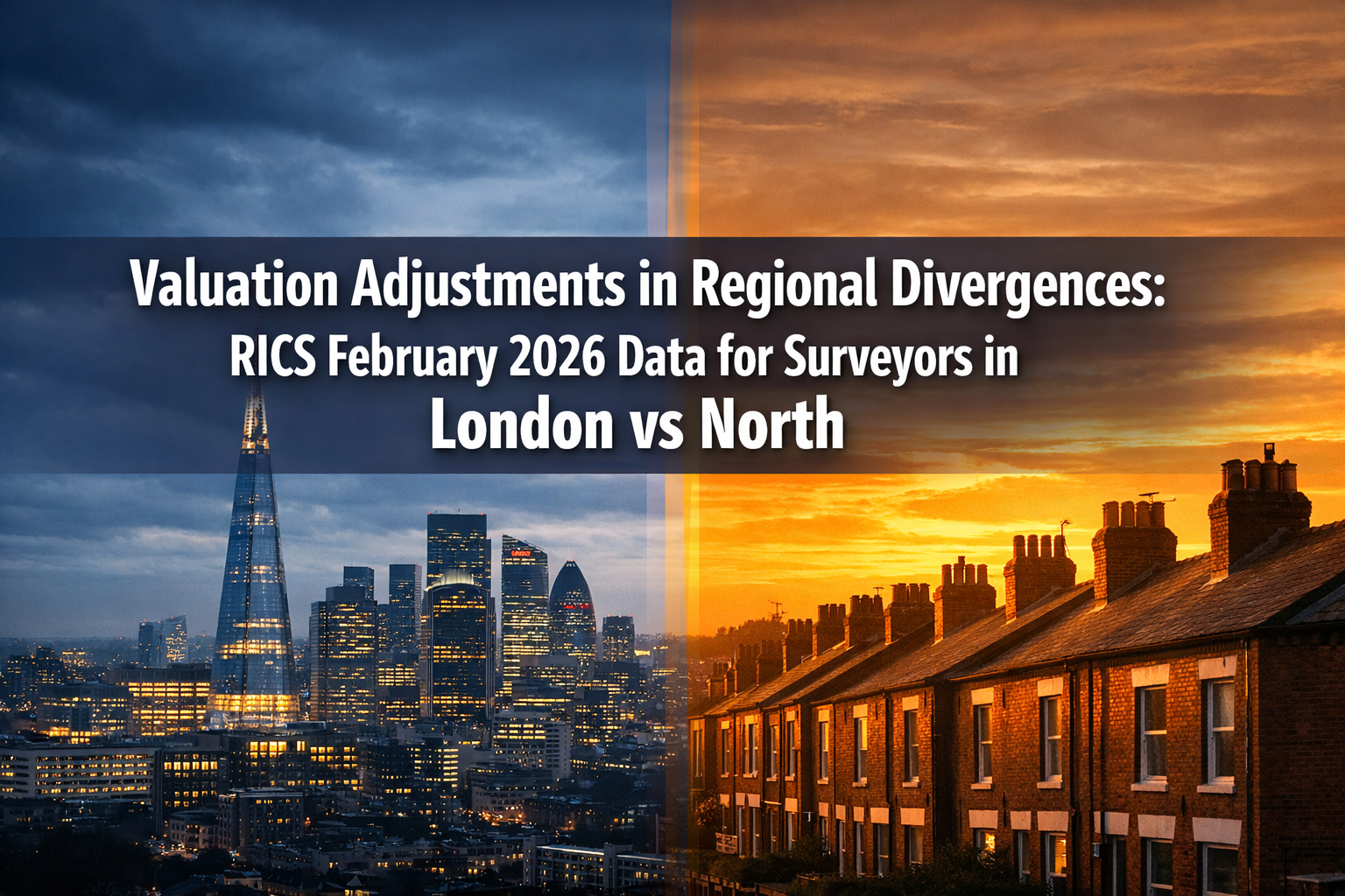 Valuation Adjustments in Regional Divergences: RICS February 2026 Data for Surveyors in London vs North