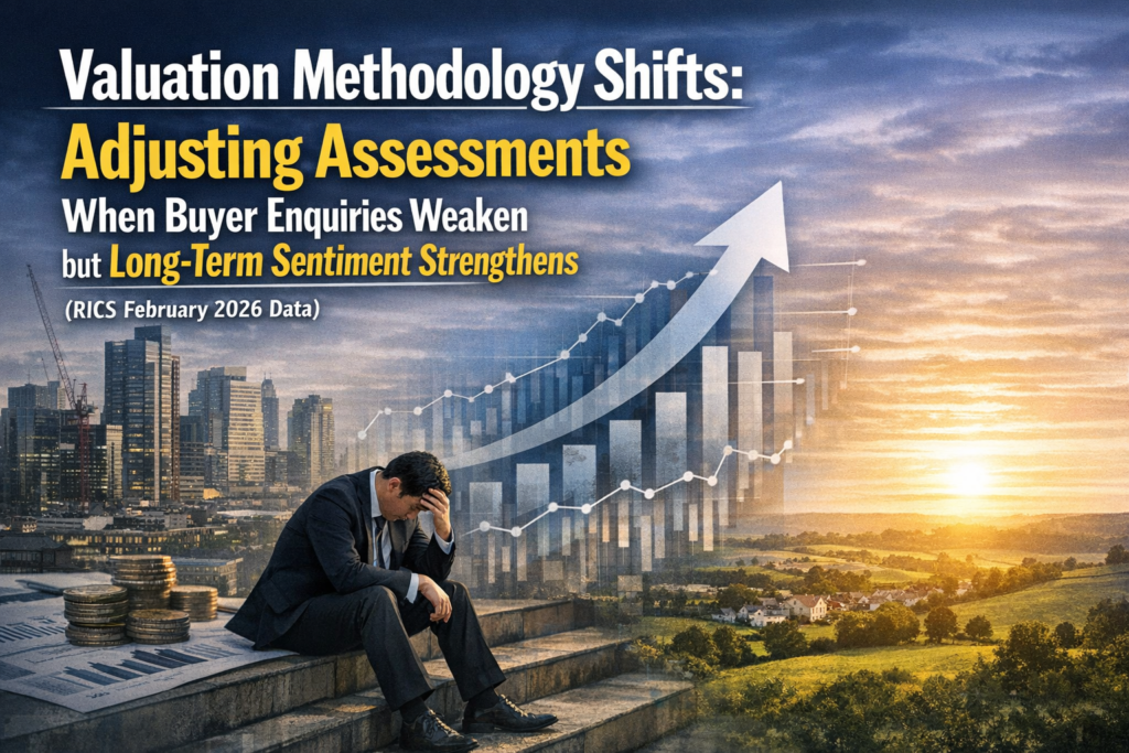 Valuation Methodology Shifts: Adjusting Assessments When Buyer Enquiries Weaken but Long-Term Sentiment Strengthens (RICS February 2026 Data)